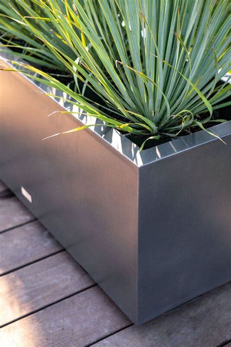 standing metal flower boxes|metal planter boxes near me.